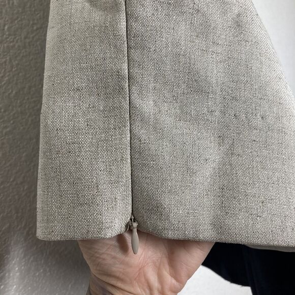 3.1 Phillip Lim Top Womens 4 Gray Peplum Sleeveless Modern Blouse Asymmetrical - Picture 9 of 16